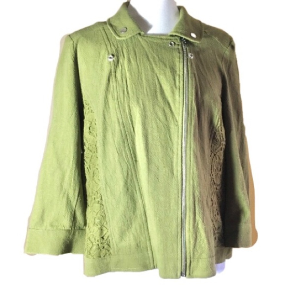 John Paul Richard Green Moto Jacket